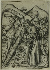 Le Christ portant la croix - Israhel van Meckenem the younger