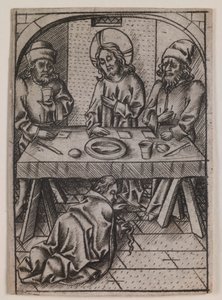 Marie-Madeleine lavant les pieds du Christ