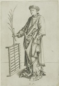St. Laurence - Israhel van Meckenem the younger