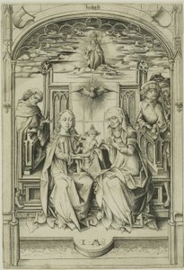 La Sainte Famille - Israhel van Meckenem the younger