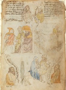 La fuite en Égypte - Italian 15th Century