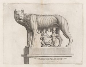 Louve capitoline avec Romulus et Remus