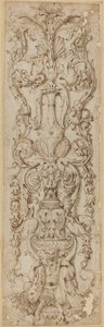 Grotesque avec un satyre