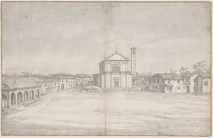Centre-ville avec une église