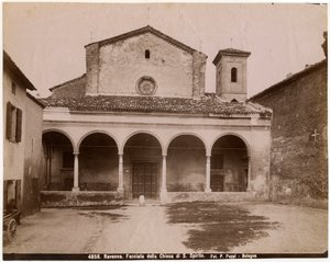 Église du Saint-Esprit, Ravenne, Émilie-Romagne, Italie, photographie de Pietro Poppi, Bologne, vers 1900