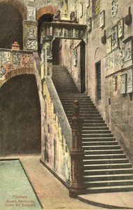 Florence, Italie, Bargello, Escalier