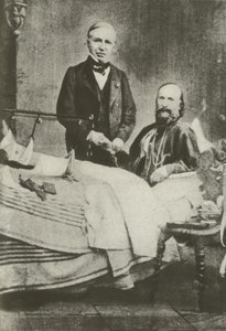 Garibaldi, blessé au combat, avec son médecin - Italian Photographer