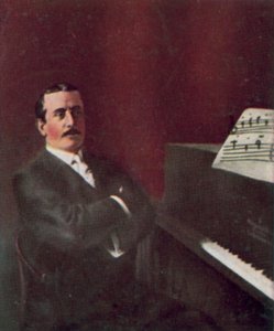 Giacomo Puccini, compositeur italien (photo couleur) - Italian Photographer