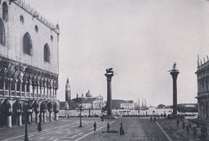 Italie : Venise, la Piazzetta