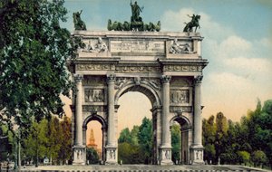 Milan / Milan : Arco della Pace (photo couleur) - Italian Photographer