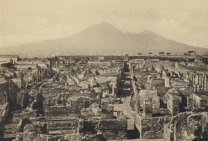 Naples : Pompéi, Panorama avec le Vésuve