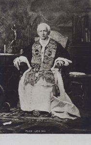 Pape Léon XIII (photo n/b) - Italian Photographer