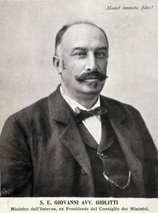 Portrait de Giovanni Giolitti (1842-1928), homme politique italien