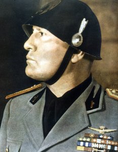 Portrait de Mussolini