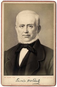 Portrait de Saverio Mercadante (1795-1870), compositeur italien