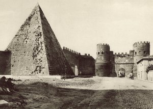 Pyramide de Caius Cestius - Italian Photographer
