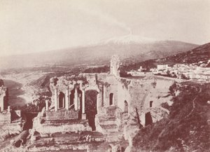 Sicile : Théâtre grec, Taormina (photo n/b) - Italian Photographer