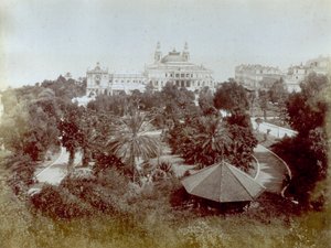 Les jardins des Boulengrins annexés au Casino de Montecarlo