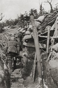Le passage à travers les tranchées du mont Podgora, Italie - Italian Photographer
