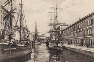 Trieste : Canale Grande (photo n/b) - Italian Photographer