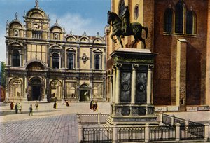 Venise / Venise : Monument à B Colleoni (photo couleur) - Italian Photographer