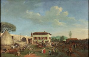 Une cour de ferme
