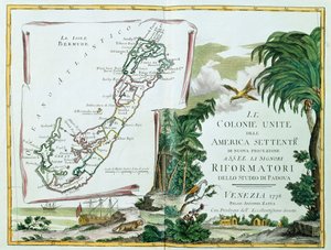 Carte des Bermudes, 1775-85 - Italian School