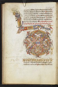 Page du Psautier de Monte Cassino