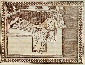 Praticien apothicaire, gravure florentine du Livre des Échecs - Italian School