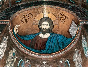 Christ pantocrator ou Christ en Gloire, décorant l