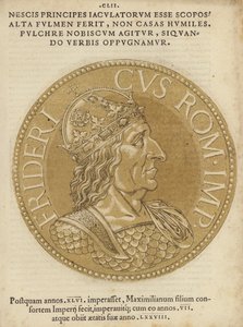 Pièce de monnaie avec une image de Maximilien I - Italian School