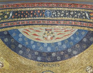 Couronnement de la Vierge et Ciel - Italian School