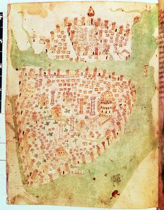 Carte de Constantinople, c.1450