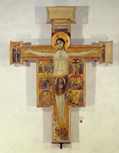 Crucifixion, École Toscane, seconde moitié du 12ème siècle - Italian School