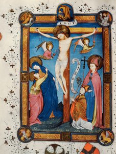 Crucifixion, illustration du Missel du Maître Pancratino, c. 1430 - Italian School