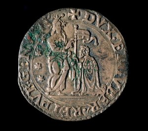 Monnaie de la République de Gênes : teston en argent