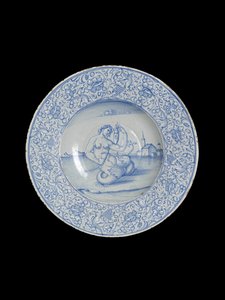 Plat avec une sirène, Venise