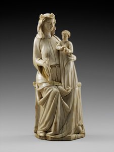 Madone et Enfant en majesté, c.1350-1375