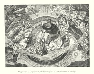 Filippo Lippi, Coupole de la Cathédrale de Spoleto, Le Couronnement de la Vierge - Italian School