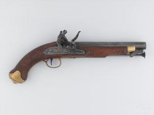 Pistolet à silex de calibre 16, modèle New Land, Dragons légers, c.1808