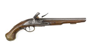 Pistolet à silex de calibre .579 appartenant au colonel Charles Churchill
