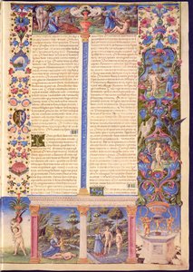 Fol.6r Genèse. Création d