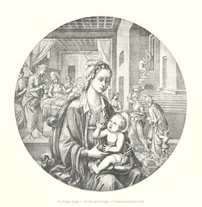 Fra Filippo Lippi, La Vie de la Vierge, Collection du Palais Pitti