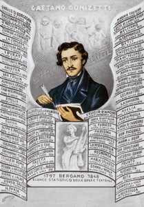 Gaetano Donizetti, compositeur italien (1797-1848) - Italian School