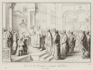 Giovanni II Partecipazio renonce à la Duché, 887