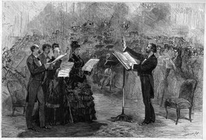 Giuseppe Verdi dirigeant la Messa da Requiem à l