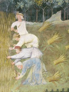 Récolte de blé (détail) - Italian School