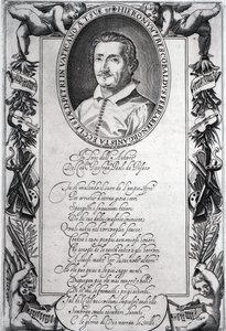 Hieronymus Frescobaldi, gravé par Christian Sas - Italian School