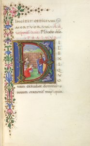 Initiale historiée 
