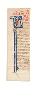 Initiale historiée 